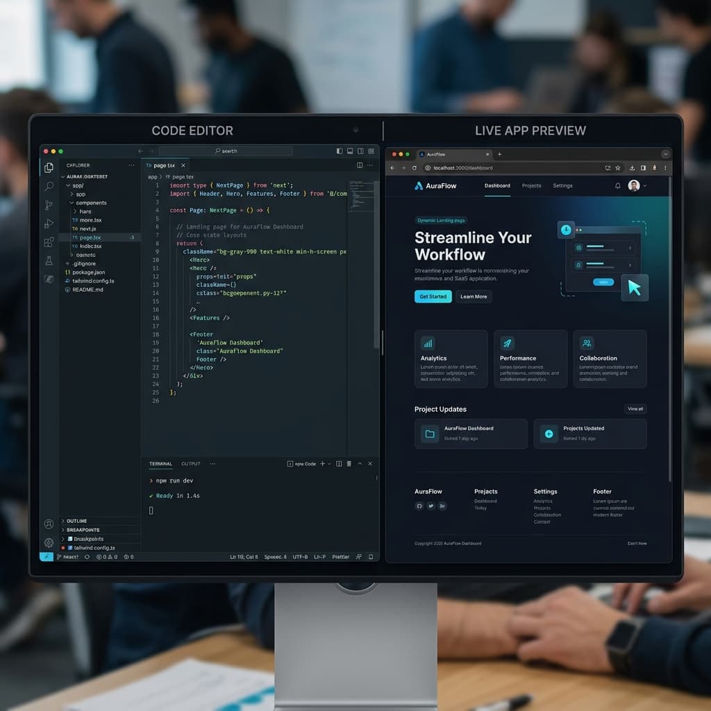 Next.js Boilerplate Mockup